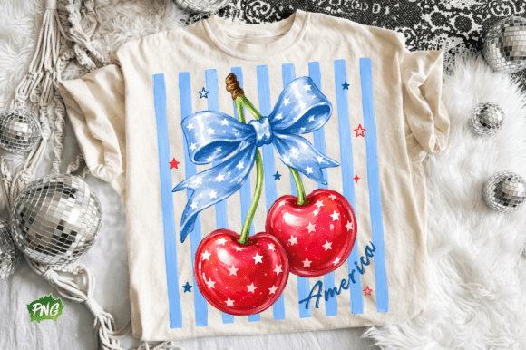Cherry America Coquette Png: Enhance Your Visual Design