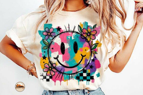 Floral Smiley Happy Face: Elevate Your Visual Design