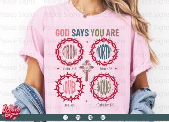 God Says You: A Faith-Focused Design for Valentine's Day