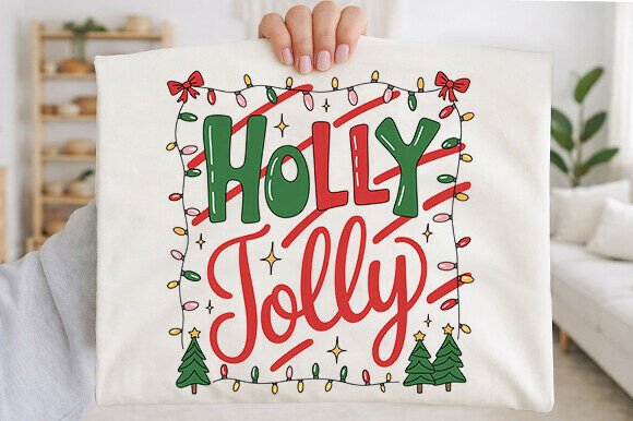 Holly Jolly Christmas Tree PNG: A Festive Design Asset for Creators