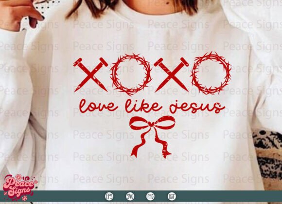 Love Like Jesus SVG: Christian Love SVG for Creative Projects