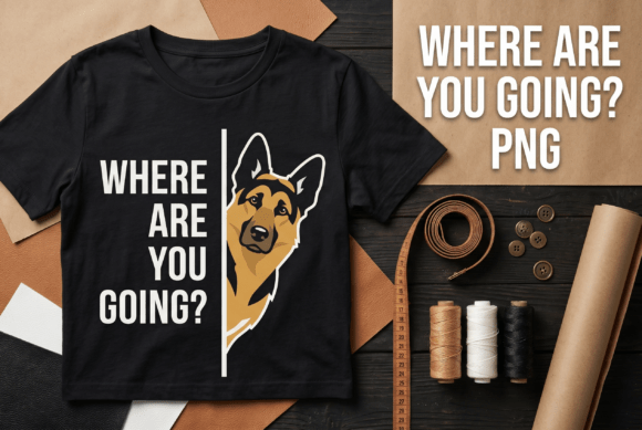 Shepherd Where Going Illustration Funny: A Hilarious Design Asset