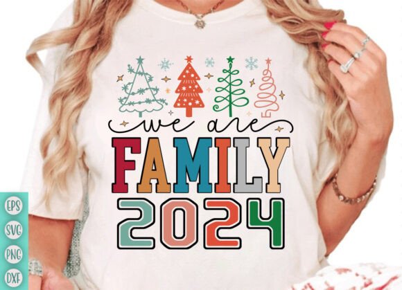 We Are Family 2024 SVG: Festive Design Assets